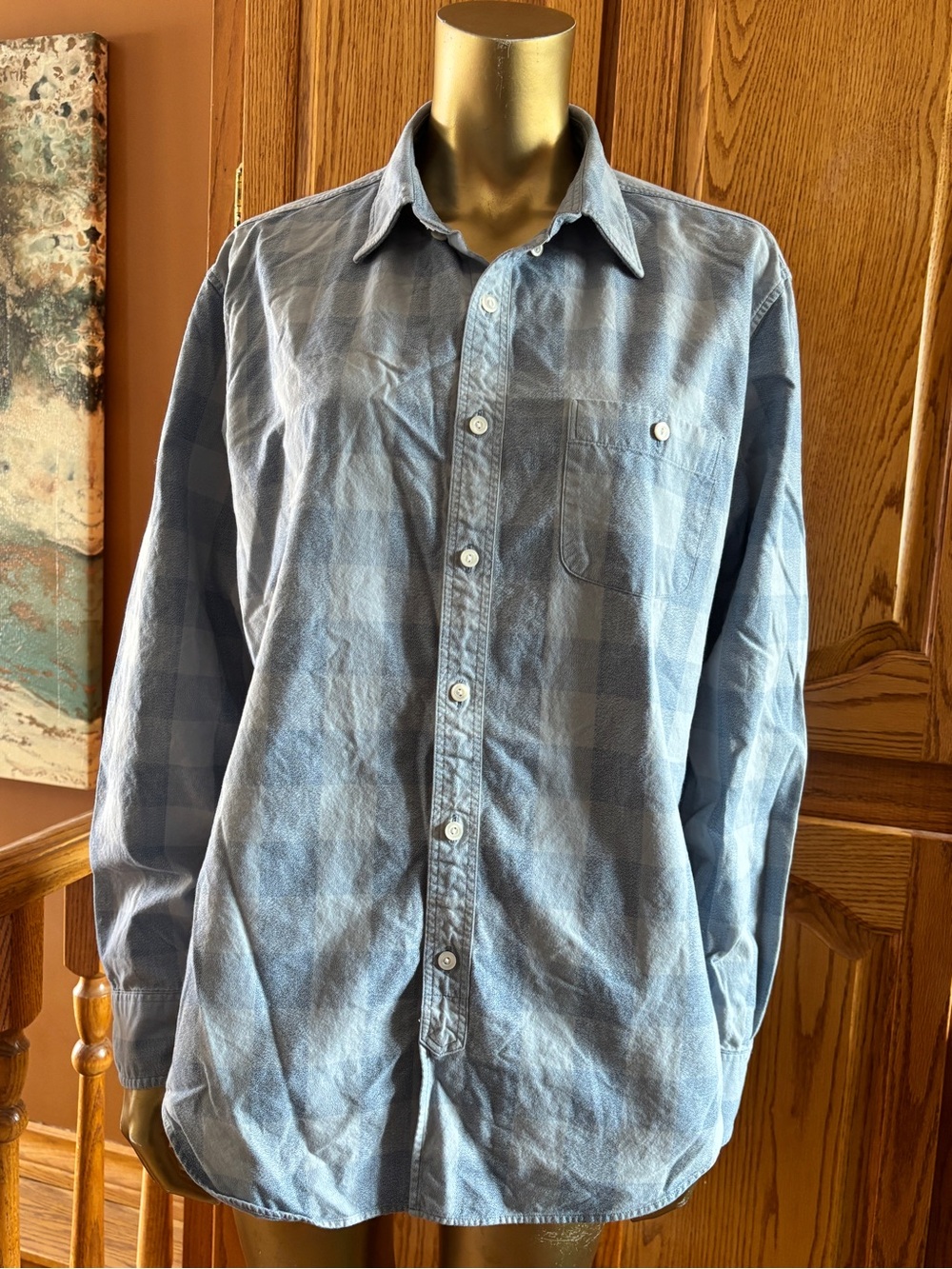 J. Crew Light Blue Casual Button-Down Shirt